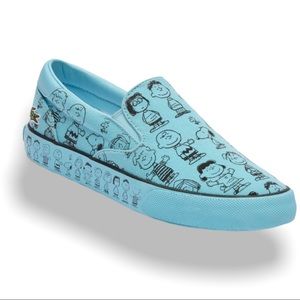 KID'S LACOSTE X PEANUTS JUMP SERVE SLIP-ON SNEAKERS